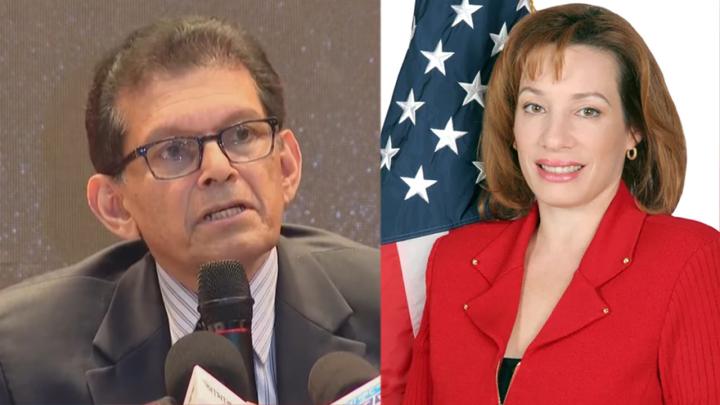 জাতীয় নিরাপত্তা উপদেষ্টা ড. খলিলুর রহমান ও মার্কিন ভারপ্রাপ্ত রাষ্ট্রদূত ট্রেসি অ্যান জ্যাকবস