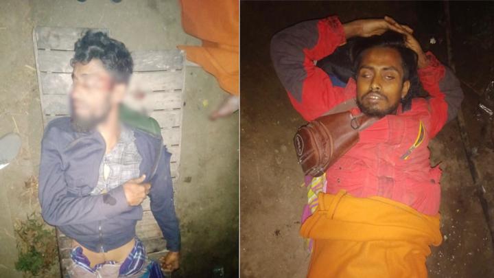 আলুবোঝাই ট্রাকের ধাক্কা, চালক-হেলপার আহত