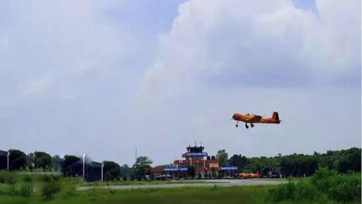 বিজয় দিবসে বগুড়ার আকাশে বাংলাদেশ বিমানবাহিনীর বিশেষ বিমান প্রদর্শনী