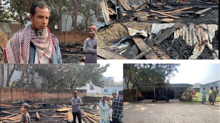 অগ্নিসংযোগ, দোকানে আগুন, জামায়াত নেতার দোকানে আগুন, নির্বাচন পরবর্তী অবস্থা, আগুন সন্ত্রাস