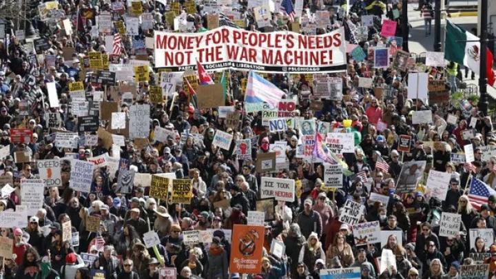 তৃতীয় ‘নো কিংস’ বিক্ষোভ: ট্রাম্পের বিরুদ্ধে যুক্তরাষ্ট্রের রাস্তায় লাখ লাখ মানুষ