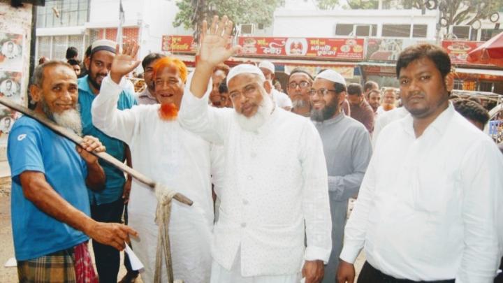 বগুড়া-৬ উপনির্বাচনে দাঁড়িপাল্লায় ভোট চেয়ে ৪ ওয়ার্ডে আবিদুর রহমান সোহেলের গণসংযোগ